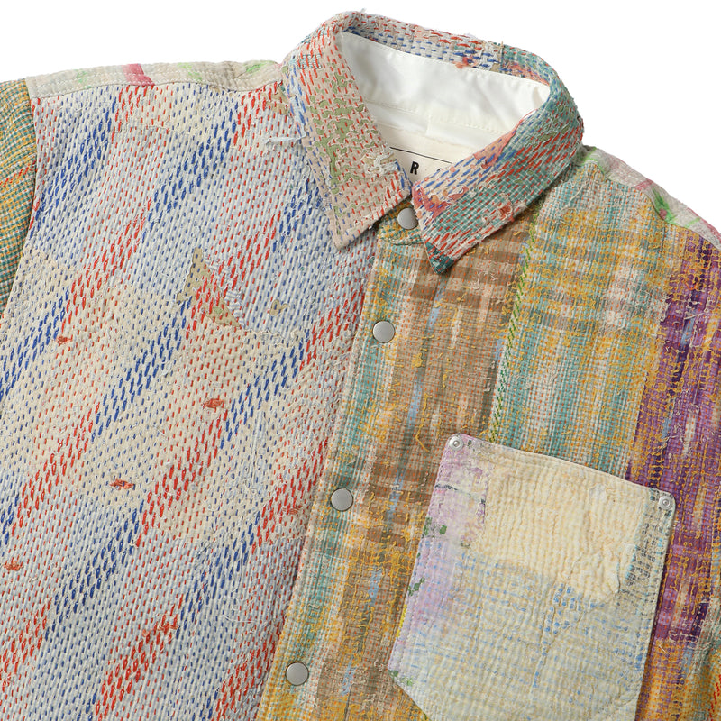 FAF(エフエーエフ)｜VINTAGE KANTHA QUILT DOWN SHIRTS(ヴィンテージカンタキルトダウンシャツ)｜【公式通販 UNION TOKYO】｜ユニオントーキョー