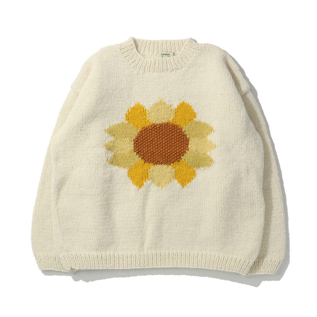 Crew Neck Knit-Sunflower(クルーネックニットサンフラワー