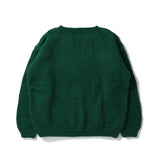 MacMahon Knitting Mills(マクマホン ニッティング ミルズ)｜Crew Neck Knit-GREEN CURRY(クルーネック ニット