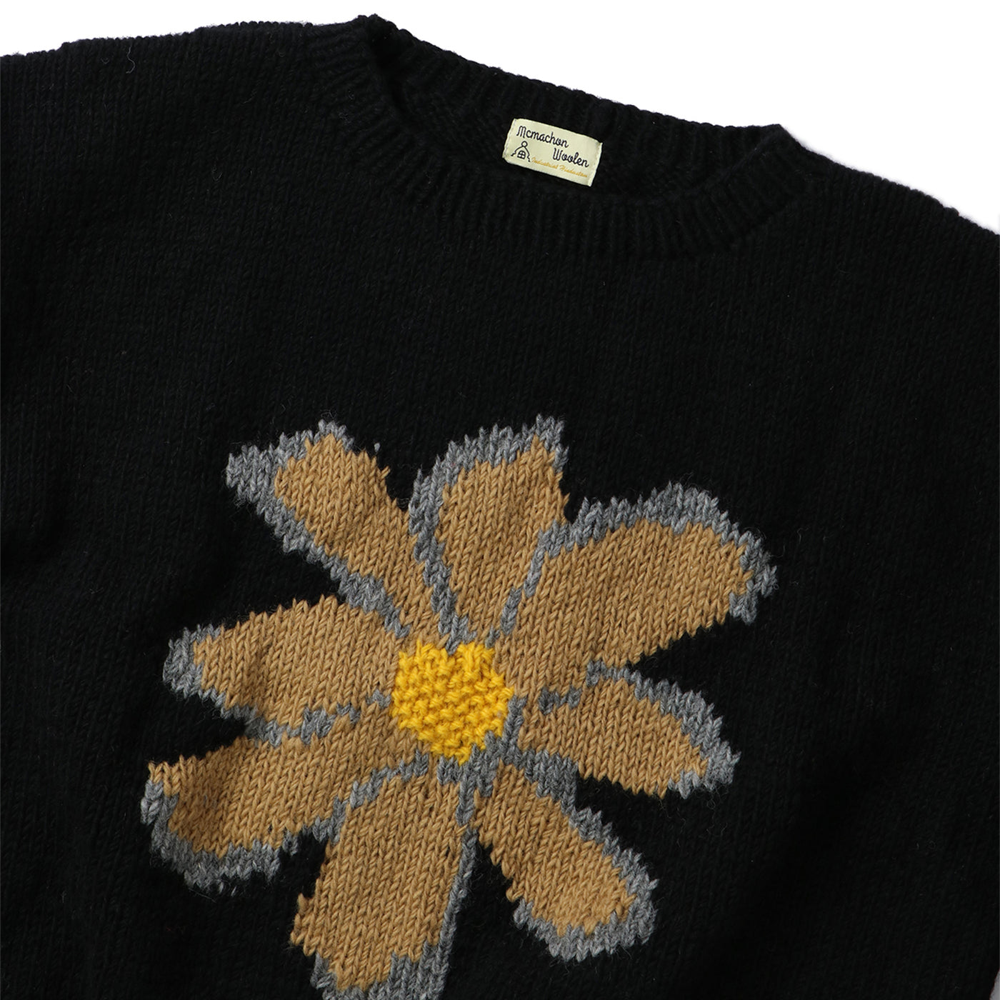 MacMahon Knitting Mills(マクマホン ニッティング ミルズ)｜Crew Neck Knit-Flower(クルーネック ニットフラワー)｜【公式通販 UNION TOKYO】｜ユニオントーキョー