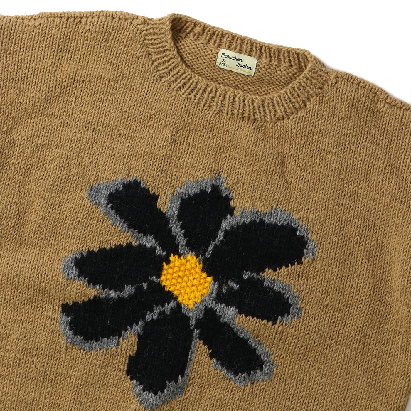 MacMahon Knitting Mills(マクマホン ニッティング ミルズ)｜Crew Neck Knit-Flower(クルーネック ニットフラワー)｜【公式通販 UNION TOKYO】｜ユニオントーキョー