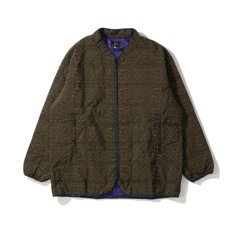 NEEDLES(ニードルズ)｜Piping Quilt Jacket - PE/W Square Double Cut Jq.(パイピングキルトジャケット PE/WスクエアーダブルカットJQ.)｜【公式通販 UNION TOKYO】｜ユニオントーキョー