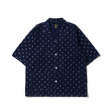 NEEDLES(ニードルズ)｜Cabana Shirt - 6oz Printed Indigo Kasuri(カバナシャツ6オンスプリンテッドインディゴカスリ)｜【公式通販 UNION TOKYO】｜ユニオントーキョー