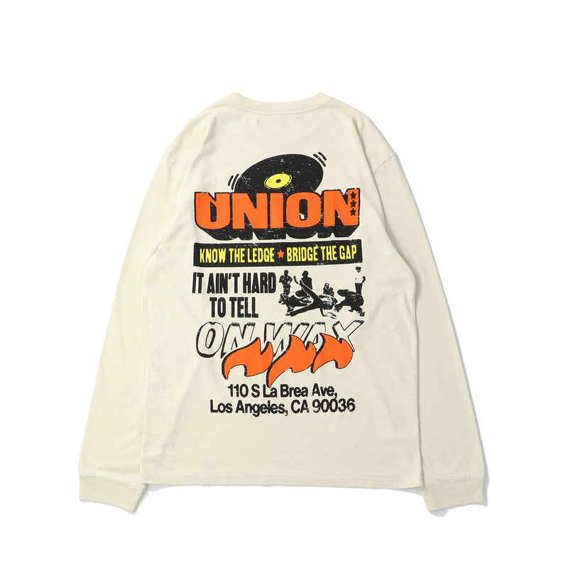 UNION ORIGINAL(ユニオンオリジナル)｜ON WAX LS TEE(オンワックスLSティー)｜【公式通販 UNION TOKYO】｜ユニオントーキョー