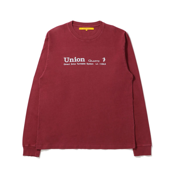 UNION ORIGINAL(ユニオンオリジナル)｜QUARTZ L/S TEE(クオーツLS