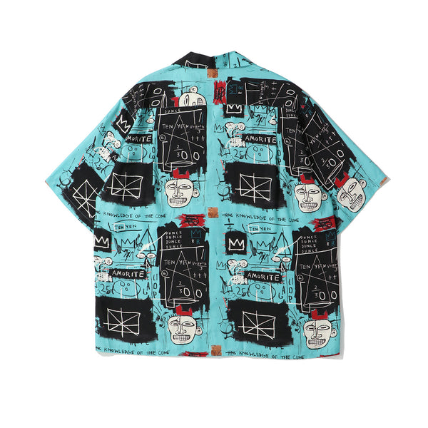 WACKO MARIA(ワコマリア)｜JEAN-MICHEL BASQUIAT / S/S HAWAIIAN SHIRT ( TYPE-2 )(ジャンミシェルバスキアSSハワイアンシャツ　タイプ2)｜【公式通販 UNION TOKYO】｜ユニオントーキョー