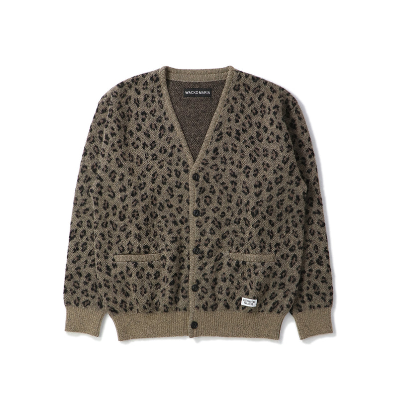 WACKO MARIA(ワコマリア)｜LEOPARD MOHAIR CARDIGAN(レオパードモヘアカーディガン)｜【公式通販 UNION  TOKYO】｜