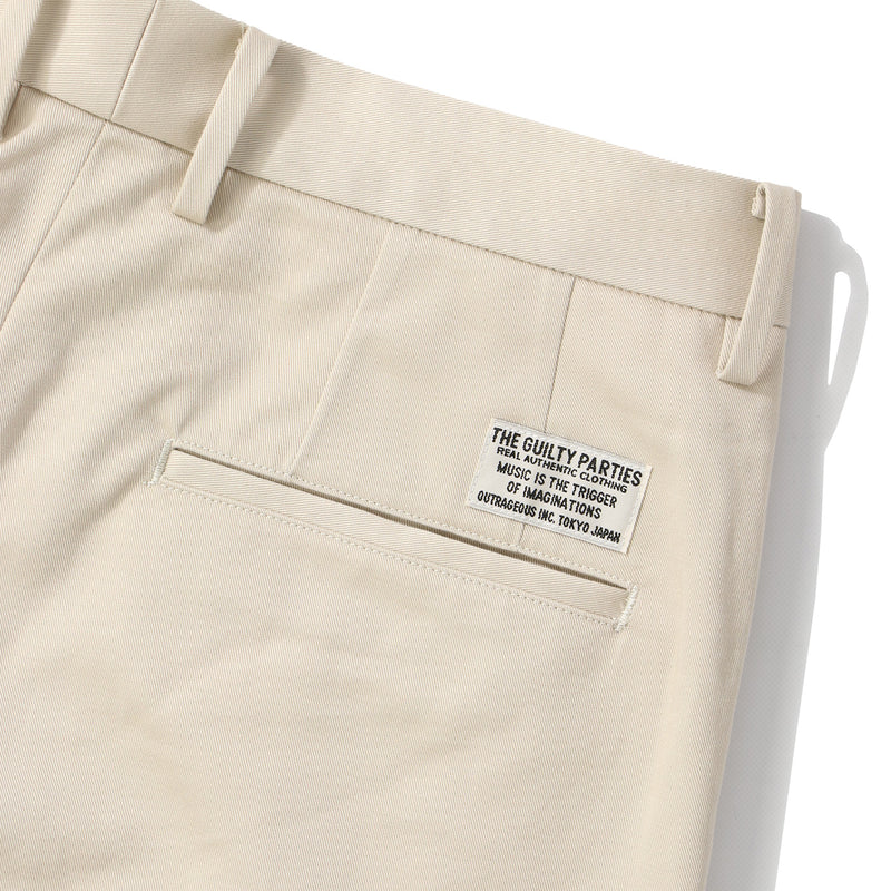 WACKO MARIA(ワコマリア)｜DOUBLE PLEATED CHINO TROUSERS(ダブルプリーテッドチノトラウザーズ)｜【公式通販 UNION TOKYO】｜ユニオントーキョー