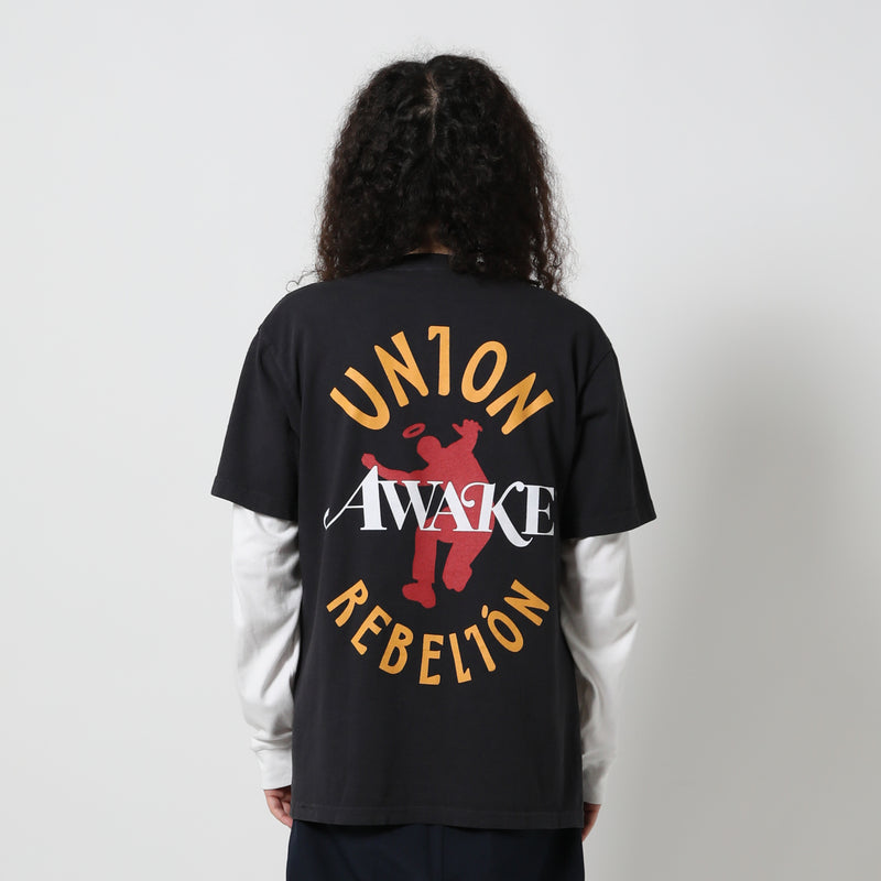 UNION AWAKE NY REBELION TEE ユニオン - Tシャツ/カットソー(半袖/袖なし)