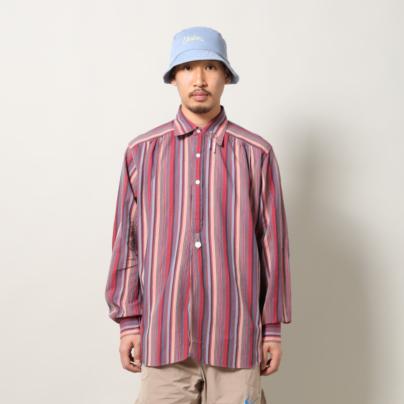 NEEDLES(ニードルズ)｜Pinhole Regular Collar EDW Shirt - India Cotton Lawn / Multi  Stripe(ピンホールレギュラーカラーEDWシャツインディアコットンローンマルチストライプ)｜【公式通販 UNION TOKYO】｜ユニオントーキョー