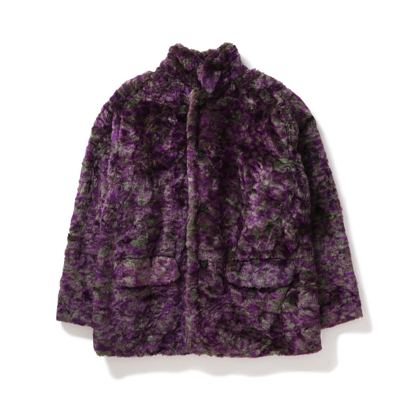 NEEDLES(ニードルズ)｜SC Car Coat - Faux Fur / Uneven Printed(CSカーコートフォウファーウーブンプリンテッド)｜【公式通販  UNION TOKYO】｜ユニオントーキョー