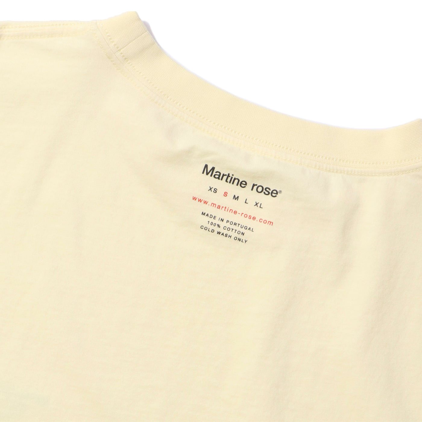 MARTINE ROSE(マーティンローズ)｜OVERSIZED L/S TSHIRT(オーバーサイズLS Tシャツ)｜【公式通販 UNION  TOKYO】｜ユニオントーキョー