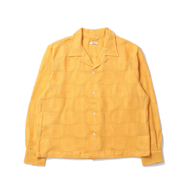 BODE(ボーディー)｜SUNFLOWER LACE LS SHIRT(サンフラワー