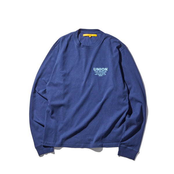 UNION ORIGINAL(ユニオンオリジナル)｜SHOP L/S REACTIVE DYE TEE