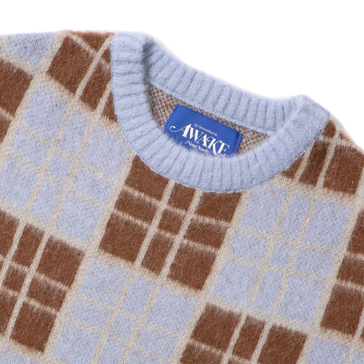 AWAKE NY(アウェイクニューヨーク)｜CHECKERED MOHAIR SWEATER(チェッカードモヘアセーター)｜【公式通販 UNION  TOKYO】｜ユニオントーキョー